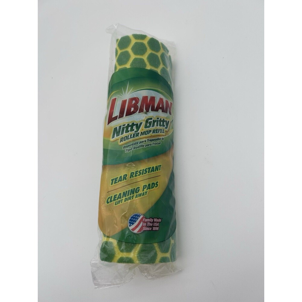1-Libman Nitty Gritty Roller Sponge Mop Refill